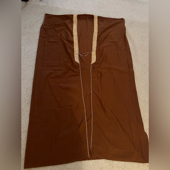 Men’s Abaya light brown (camel) - Picture 1 of 5